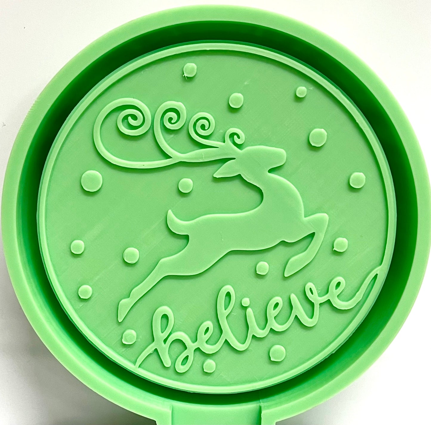 Believe Reindeer Mold