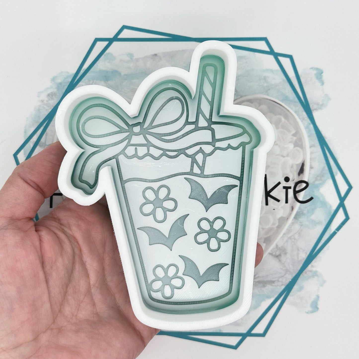 Bat Iced Coffee Freshie Mold