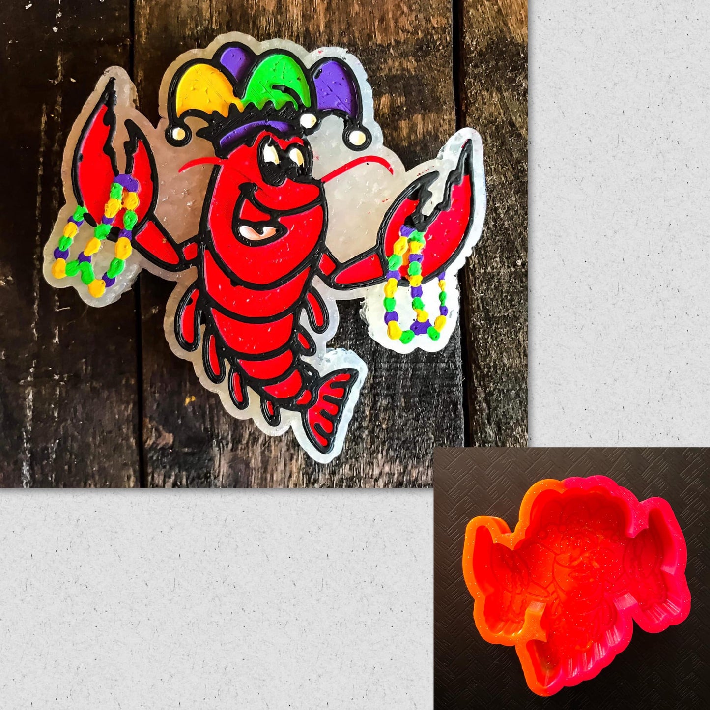 Mardi Gras Crawfish Mold