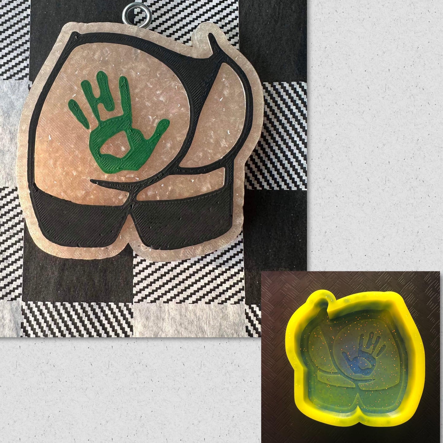 Hand Print Hiney Mold