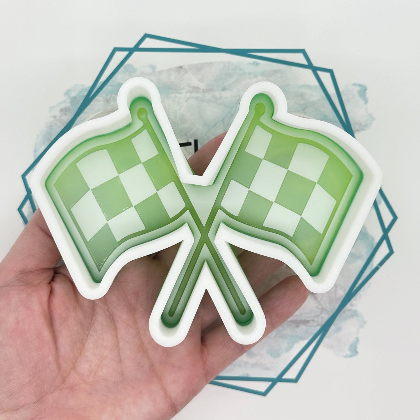 Racing Flags Freshie Mold