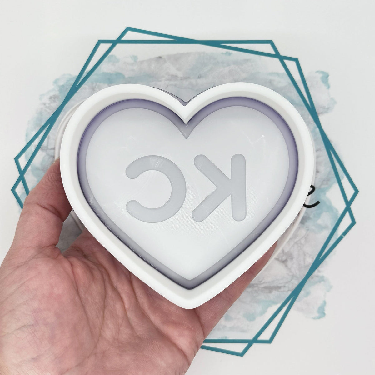 KC Heart Freshie Mold