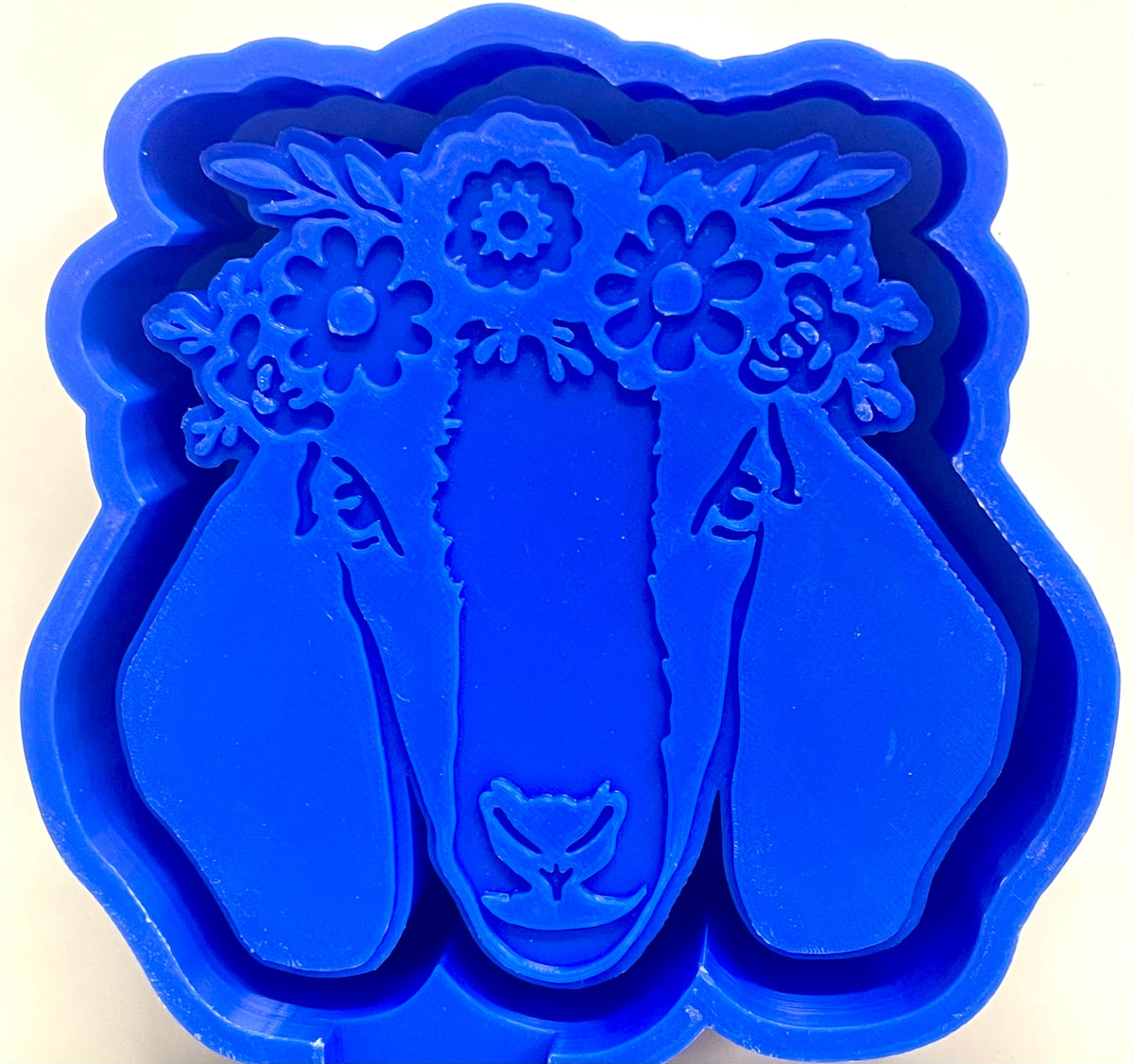 Goat With Flowers Mold
