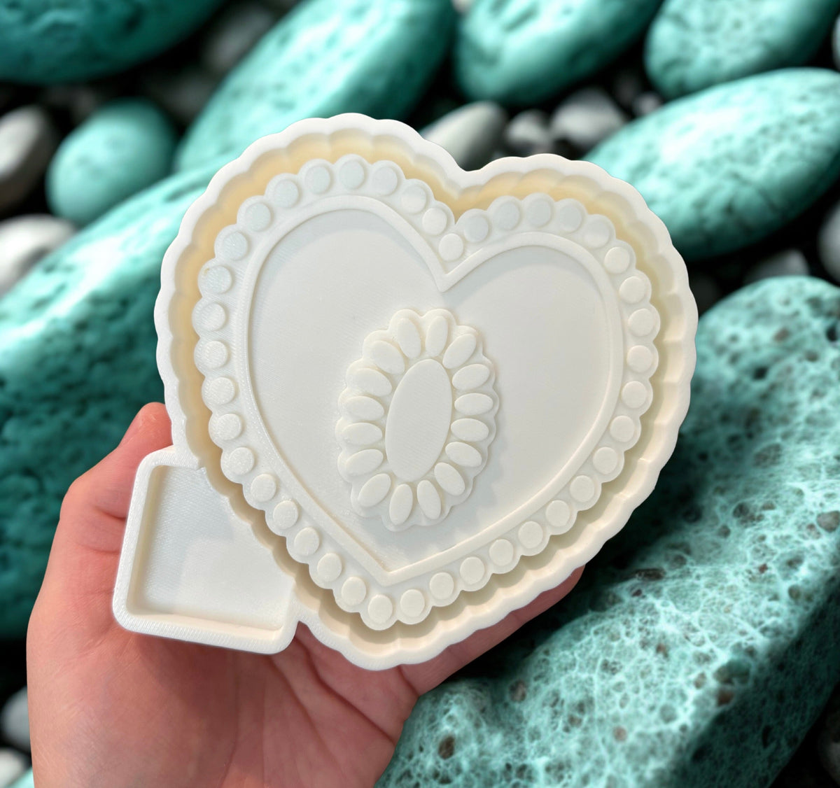 turquoise heart
