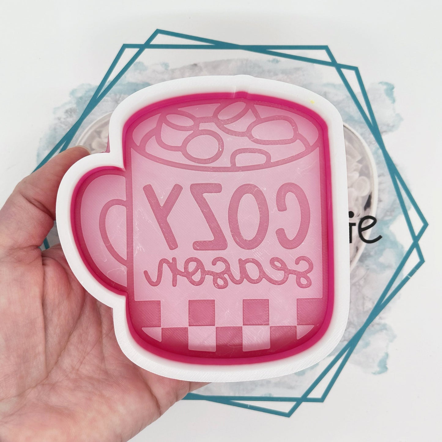 Cozy Season Hot Cocoa Freshie Mold