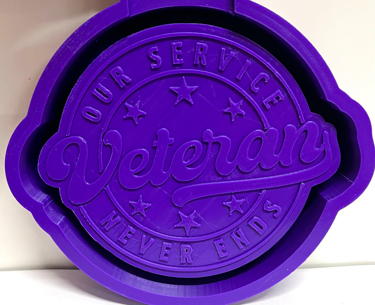 Our Service Never Ends Veteran Mold