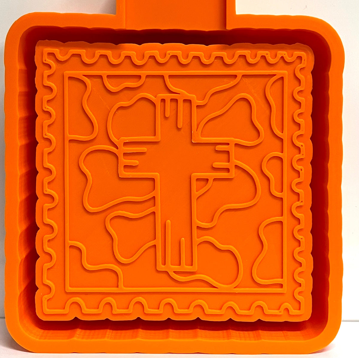 Cutesy Stamp with Camo and Cross Mold