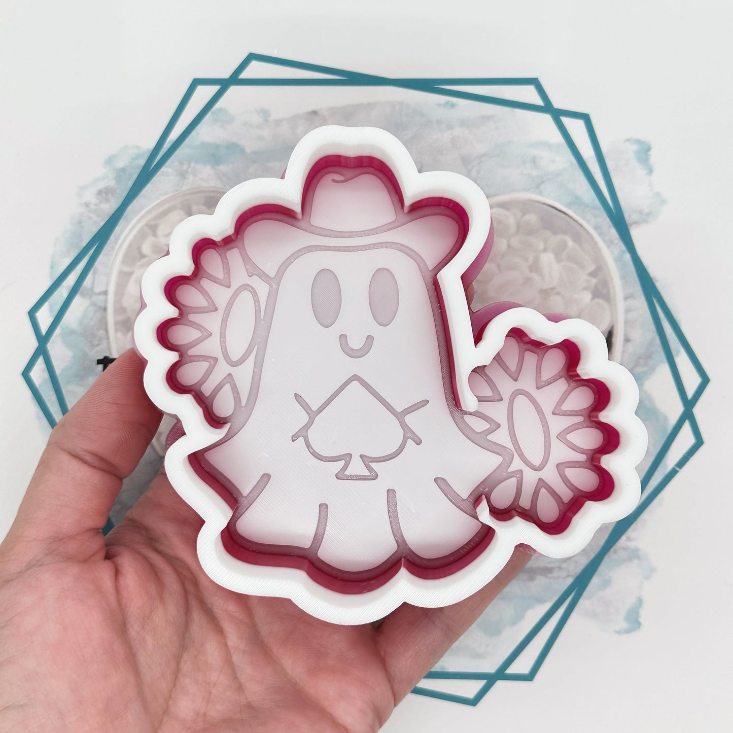Concho Spade Ghost Freshie Mold