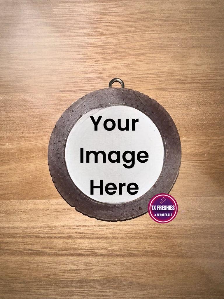 ROUND CARD STOCK CAR FRESHIE (USE THIS LISTING ONLY IF YOU HAVE A IMAGE YOU WANT US TO USE)