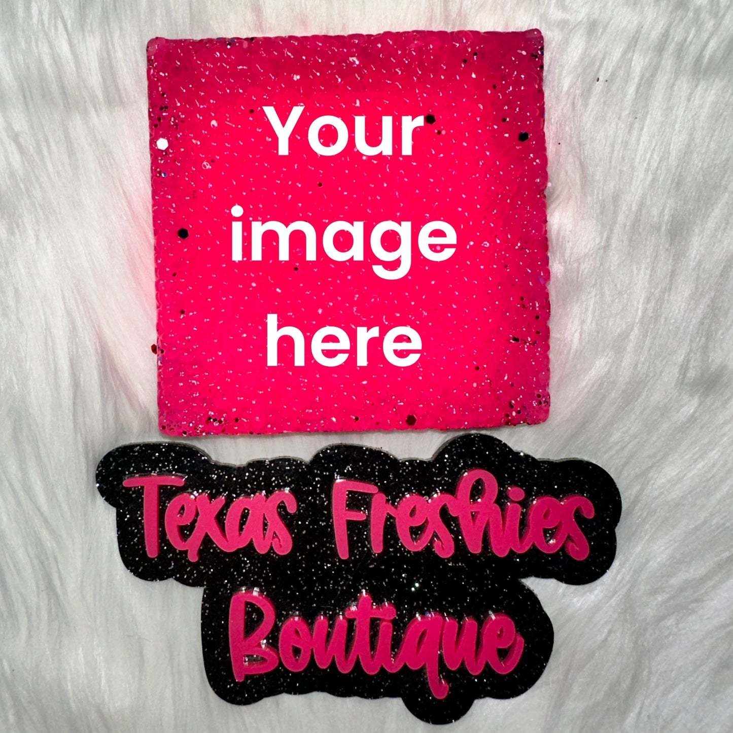 SQUARE CARD STOCK CAR FRESHIE (USE THIS LISTING ONLY IF YOU HAVE A IMAGE YOU WANT US TO USE)