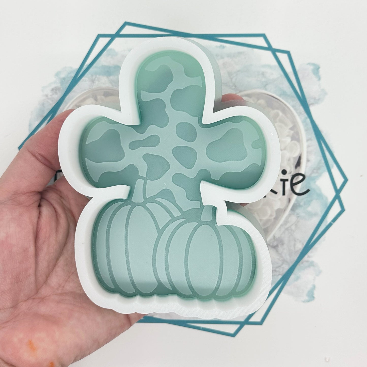 Pumpkin Cross Freshie Mold