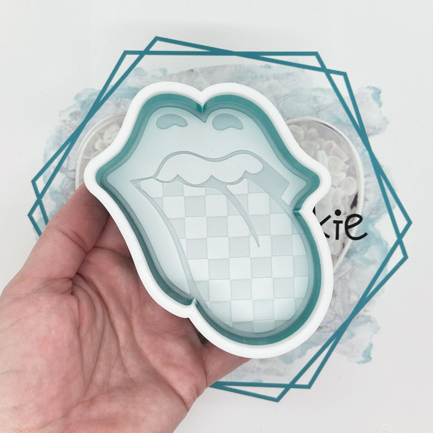 Checkered Tongue Freshie Mold