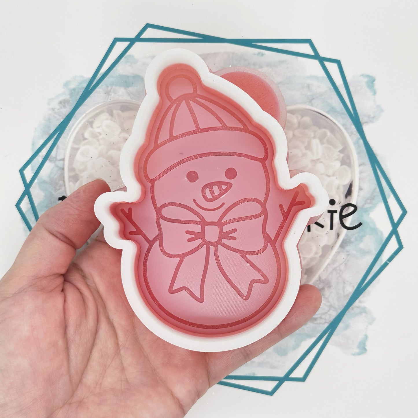 Coquette Snowman Mold