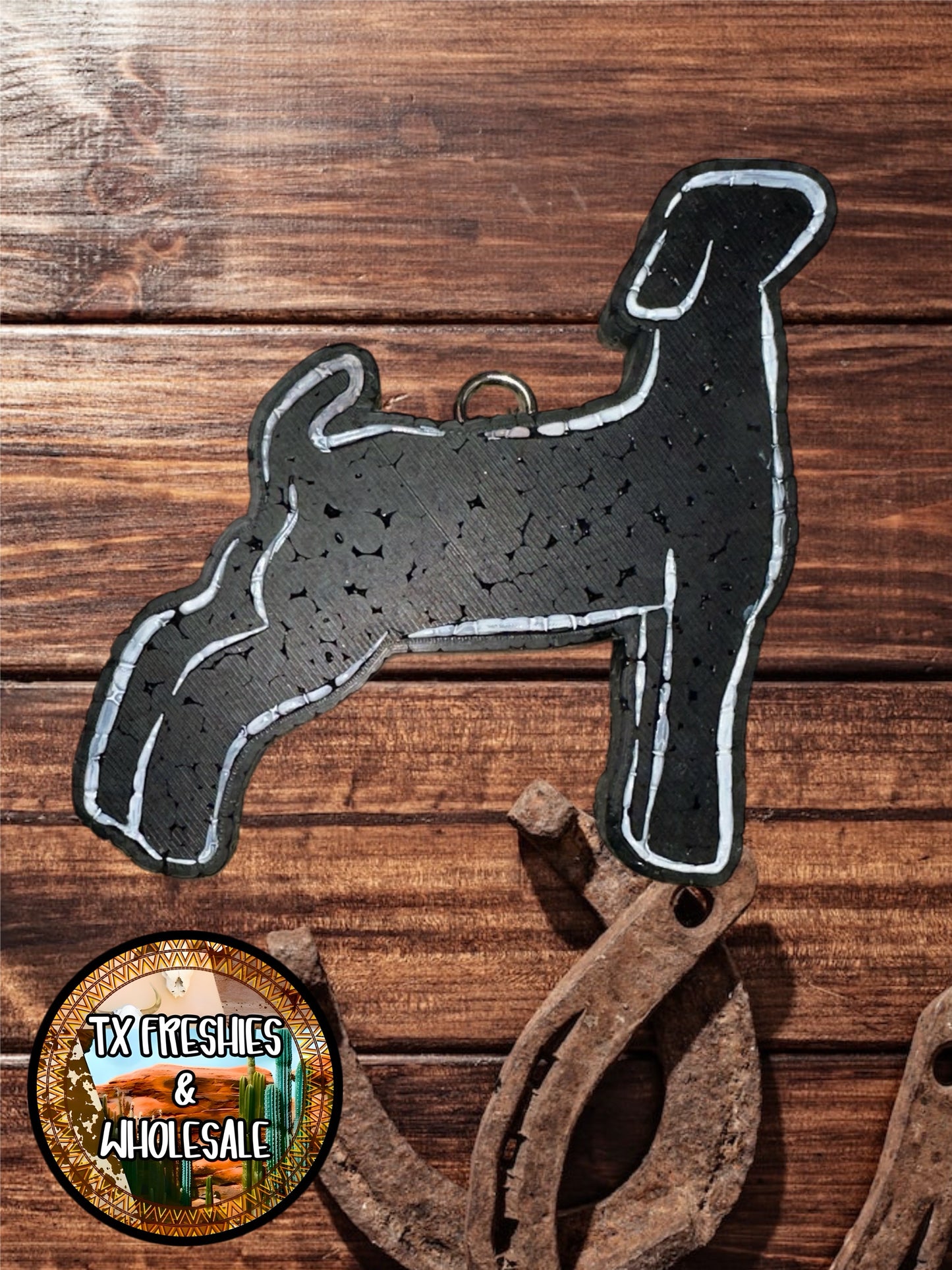 STOCK SHOW PAINTED CAR FRESHIE (YOU CHOOSE ANIMAL)
