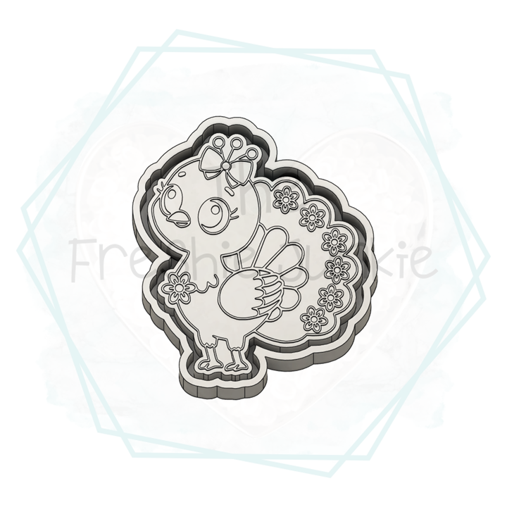 Cute Turkey Freshie Mold