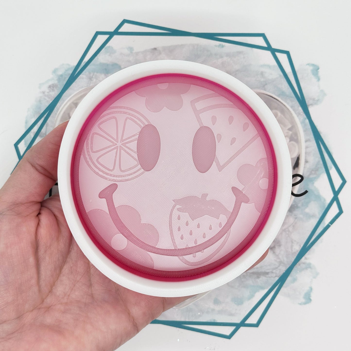 Smiley Fruit Salad (Watermelon) Freshie Mold