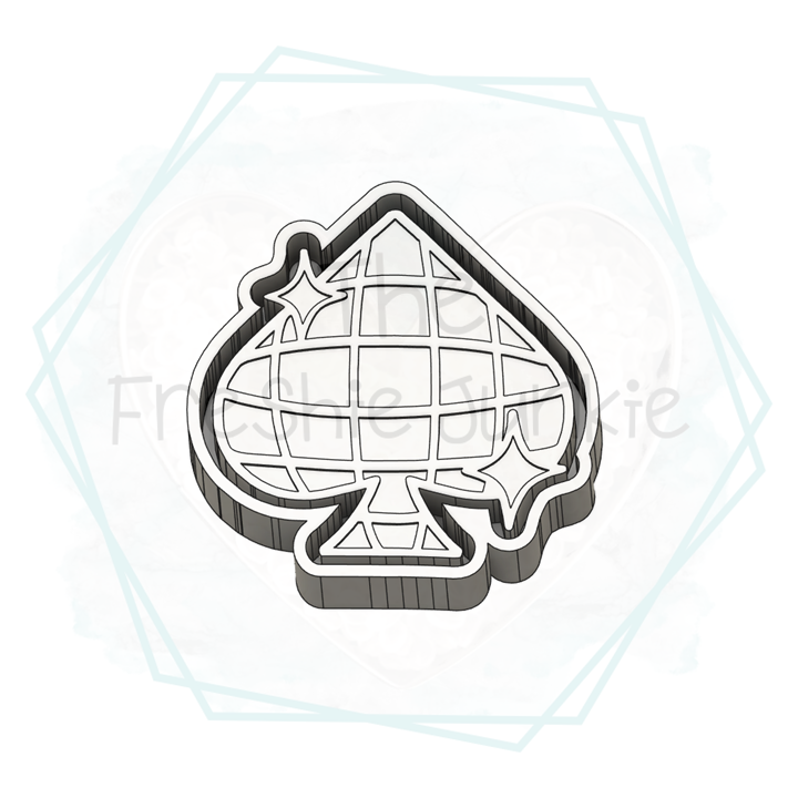 Disco Spade Freshie Mold