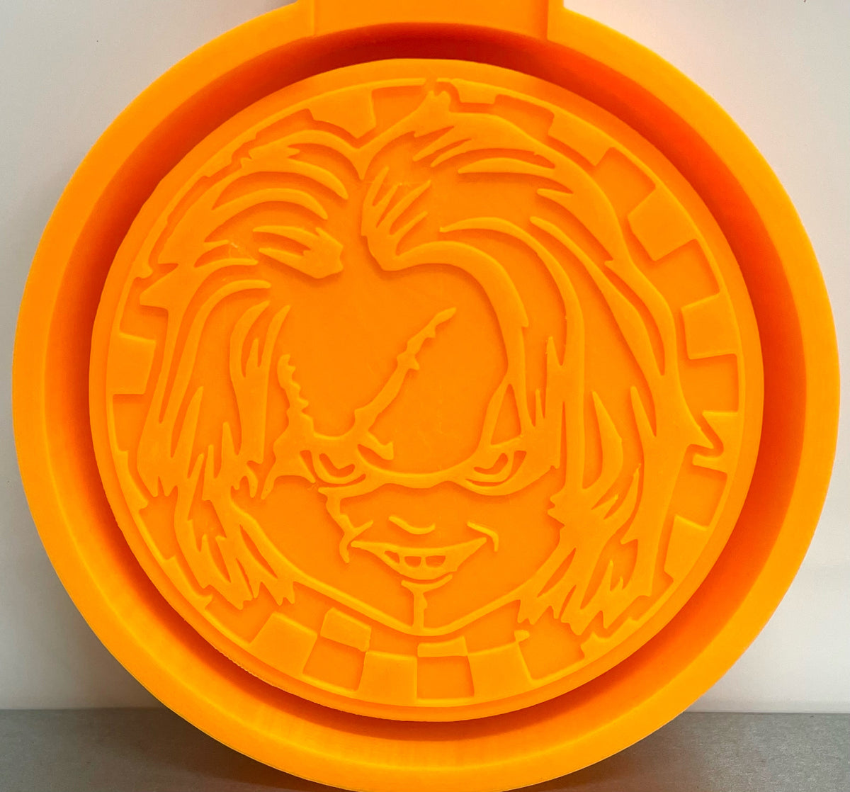 Checkered Circle Chucky Halloween Mold