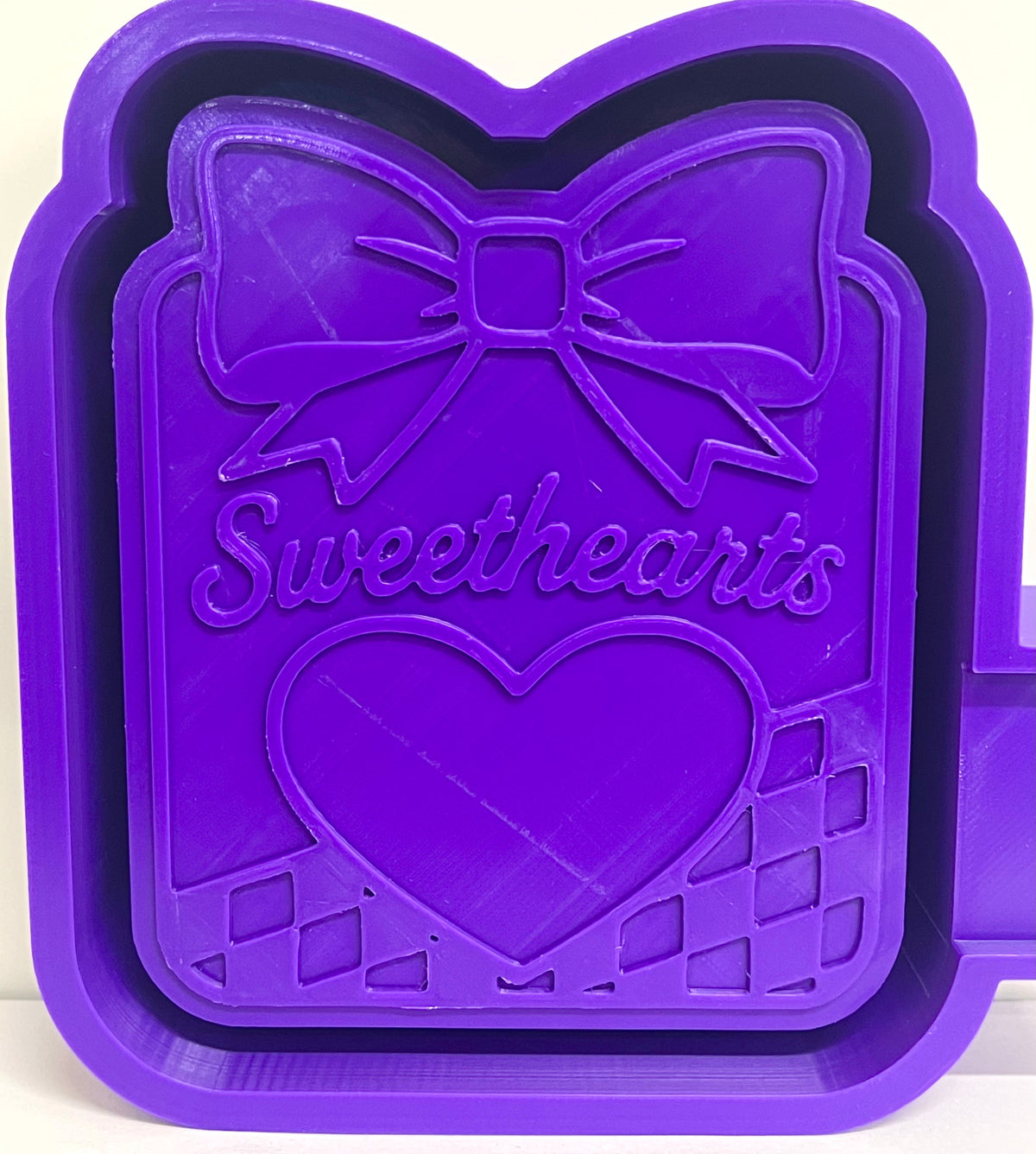 Checkered Sweetheart Box Mold
