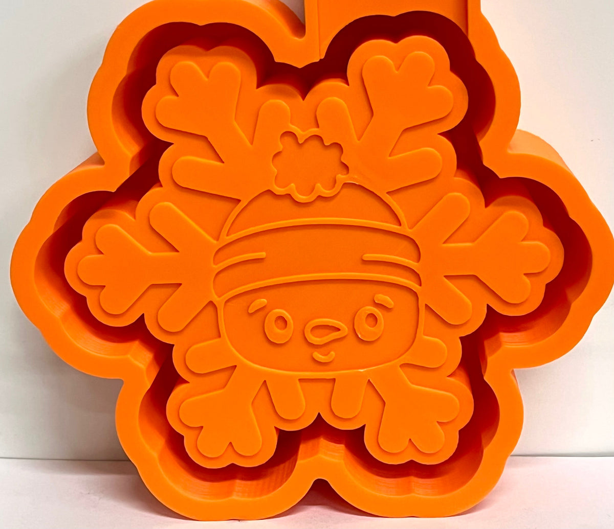 Snowman in Snowflake Mold