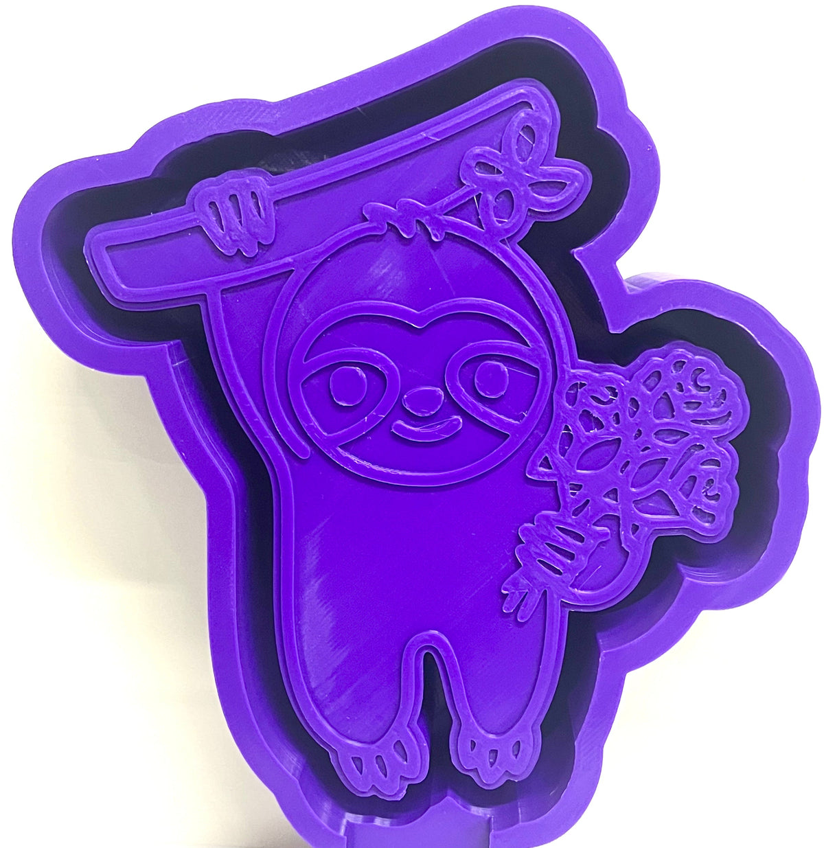 Valentine Sloth Holding Roses Mold