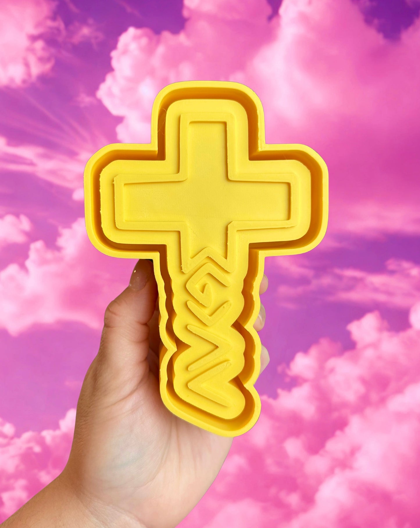 God is greater than the ups and downs cross