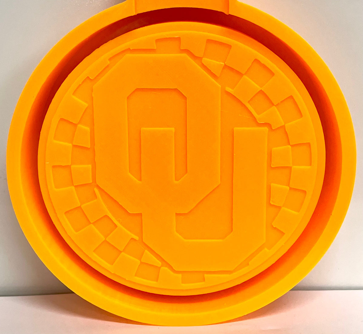 Checkered Circle Oklahoma Football Team Mold