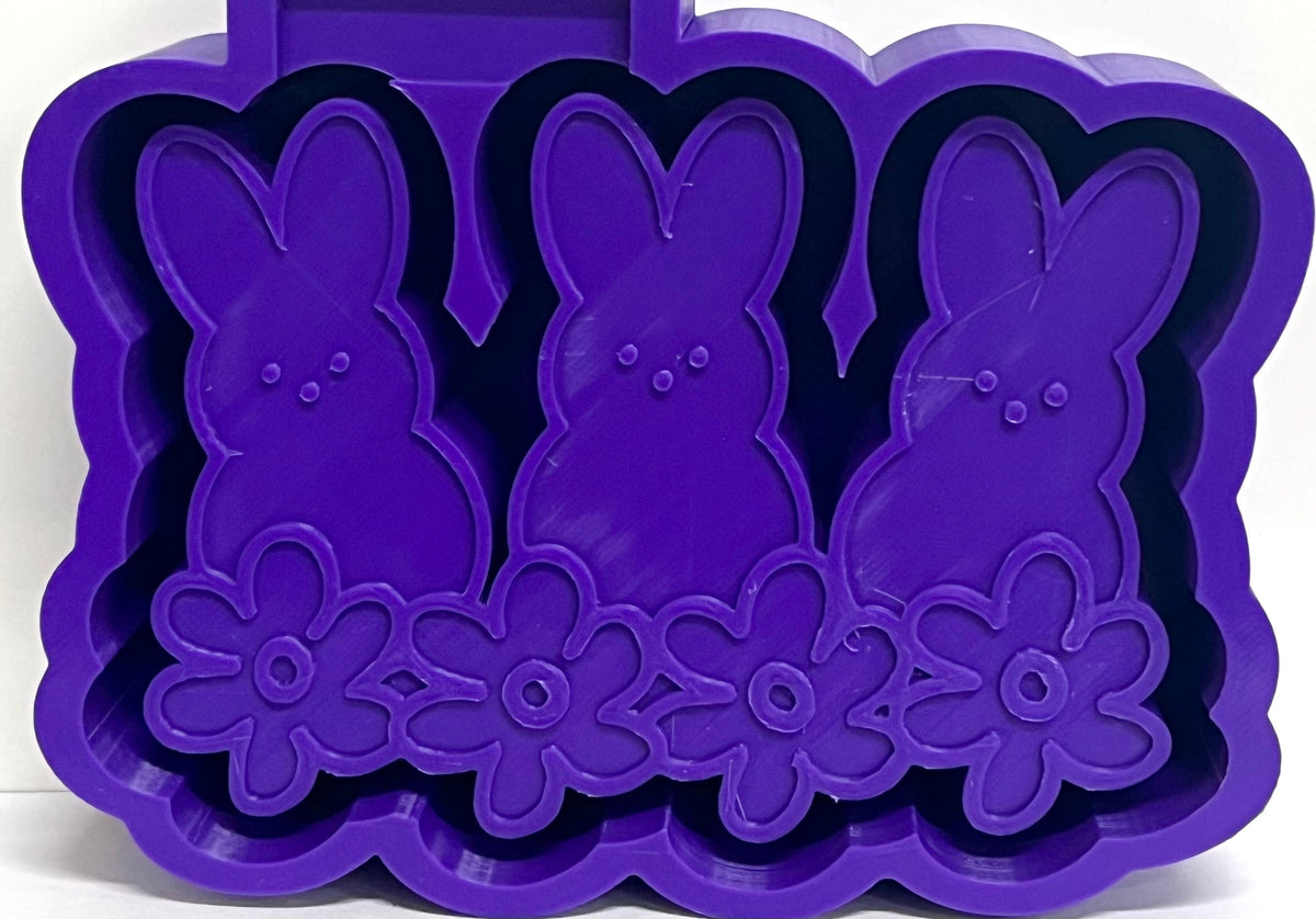 Peeps with Flowers Mold