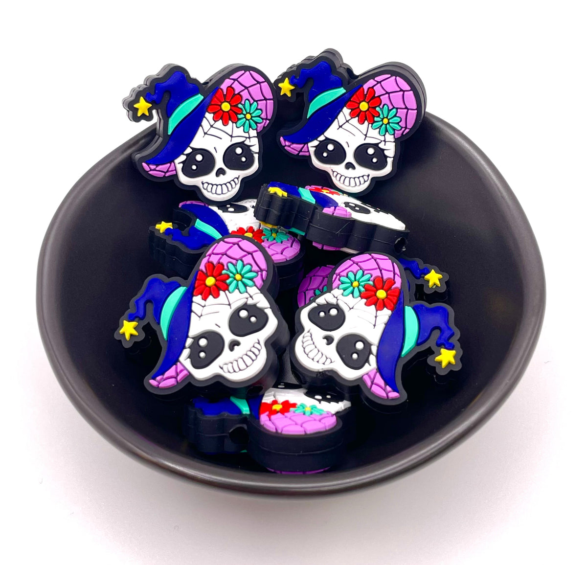 Skeleton With Hat (Day of the Dead) Focal Bead