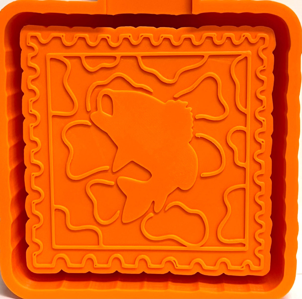 Cutesy Stamp with Camo and Fish Mold