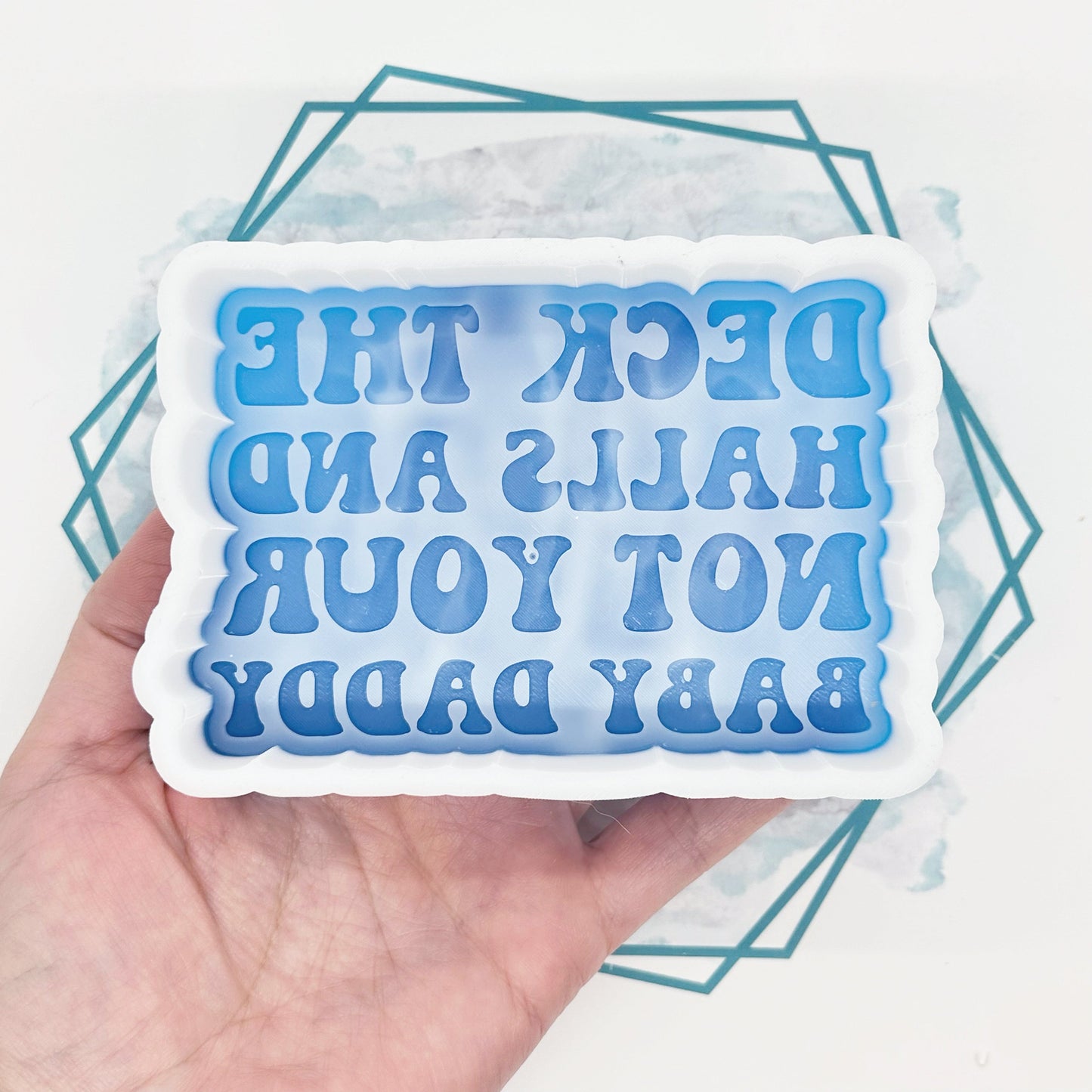 Deck the Halls Freshie Mold