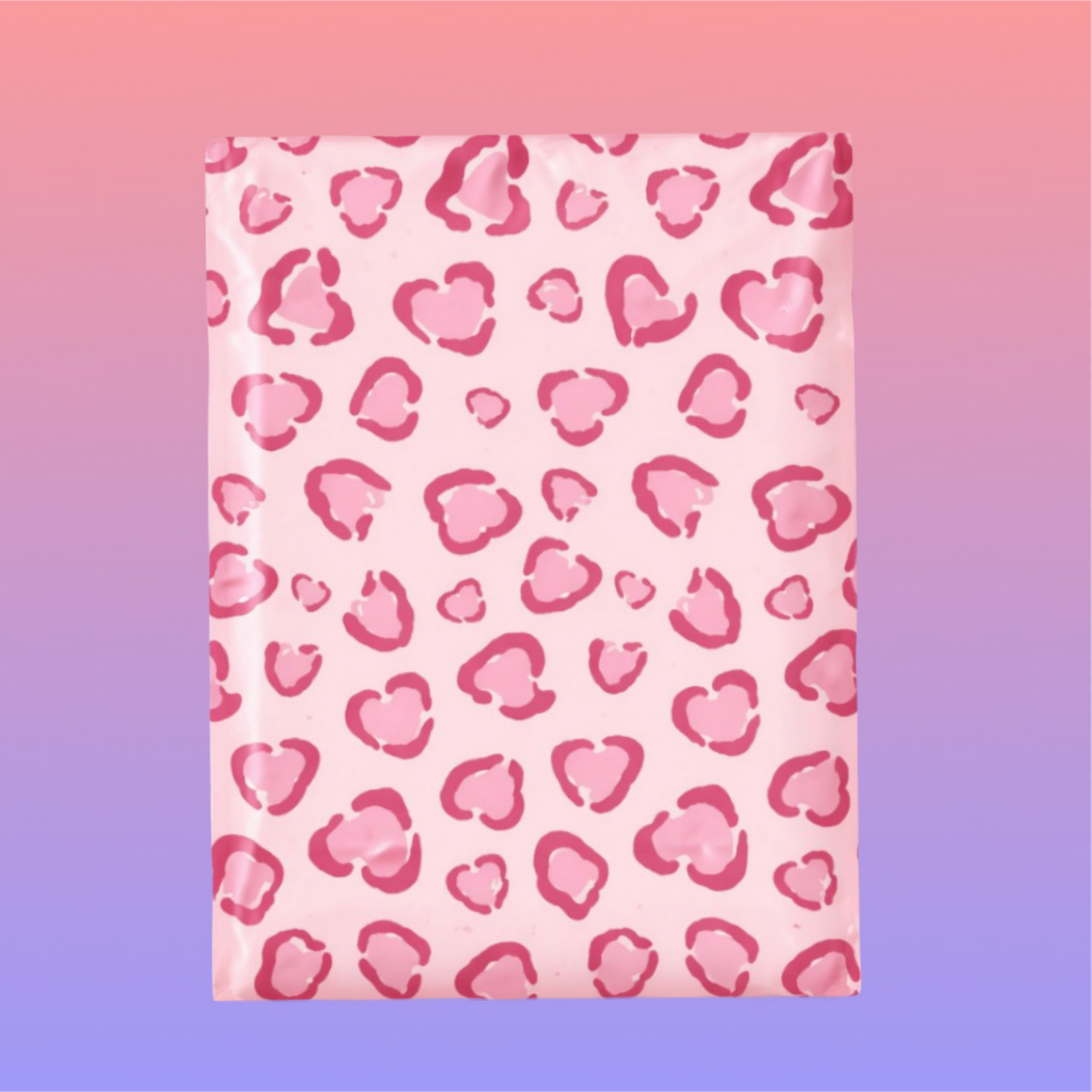 Love Leopard Poly Mailers