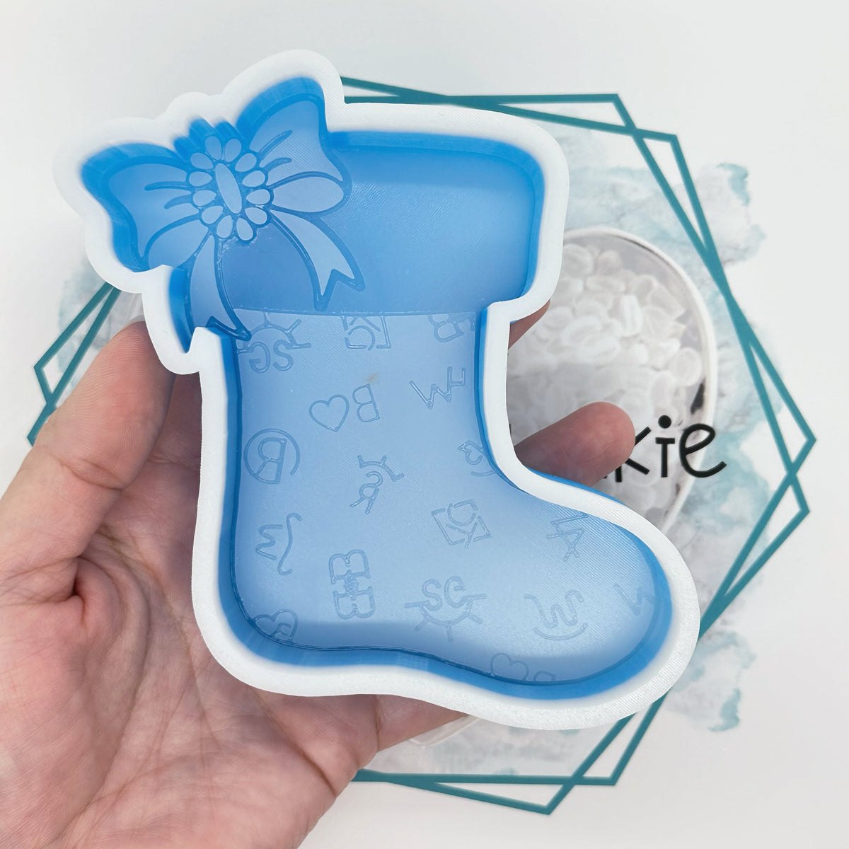 Cowgirl Cattle Brand Stocking Freshie Mold