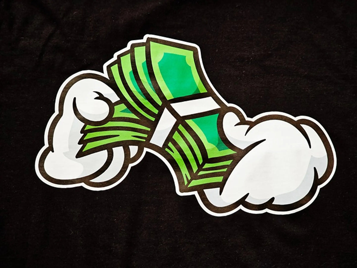 Money counting hands