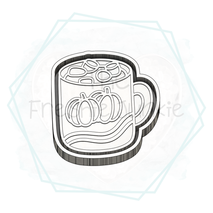Pumpkin Hot Cocoa Freshie Mold