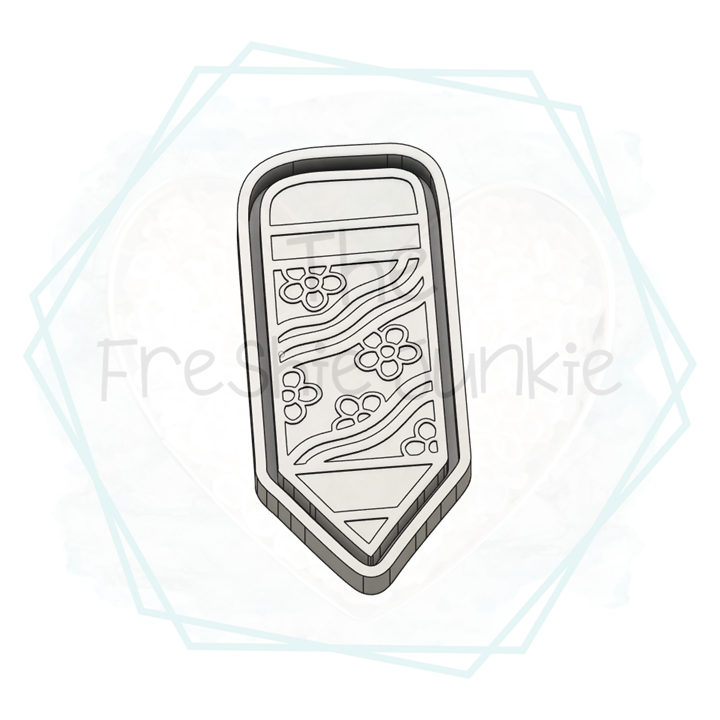Groovy Pencil Freshie Mold