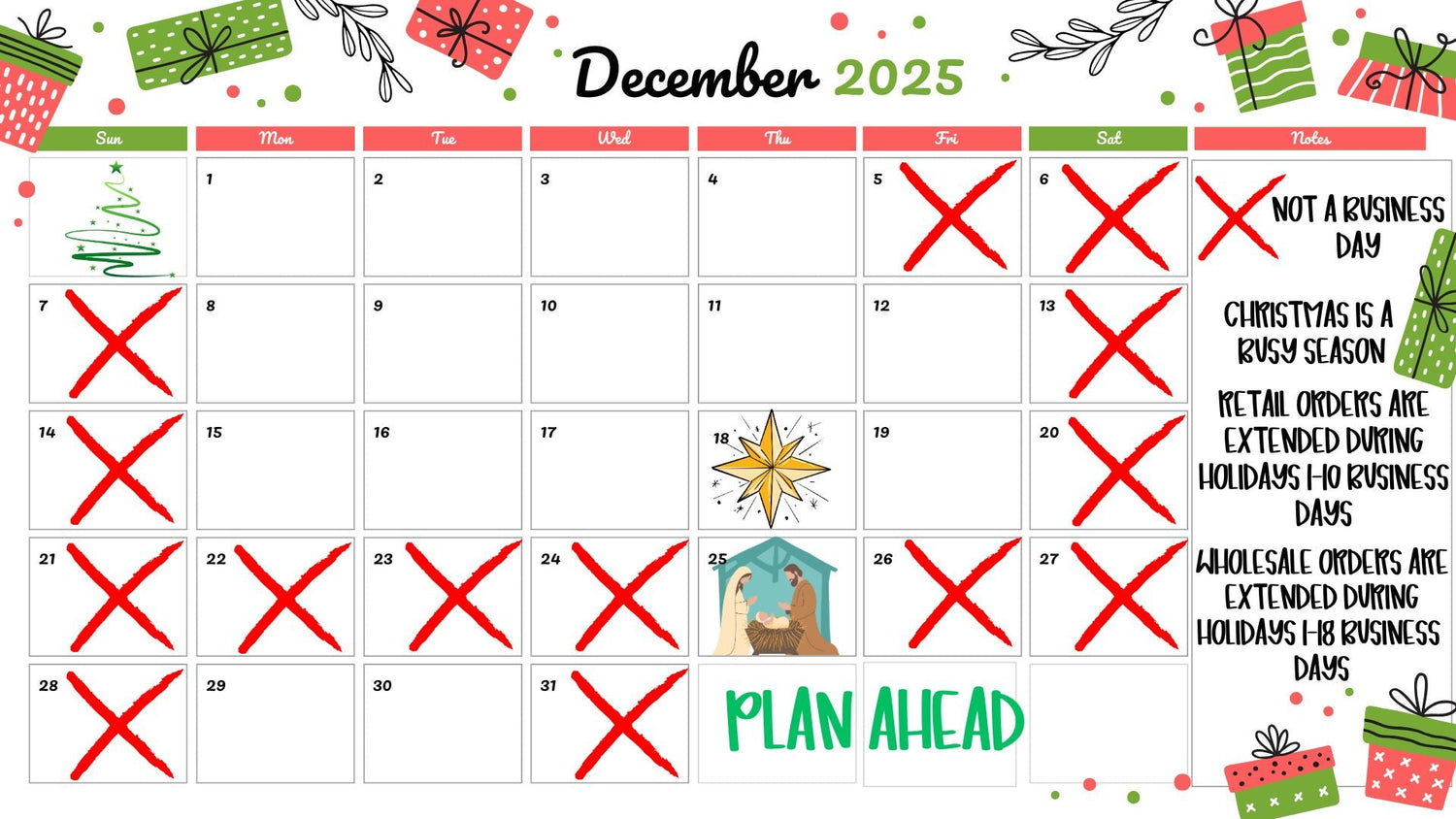 CALENDAR FOR TAT AND PROCESSING DAYS, CLICK HERE FOR MORE INFORMATION