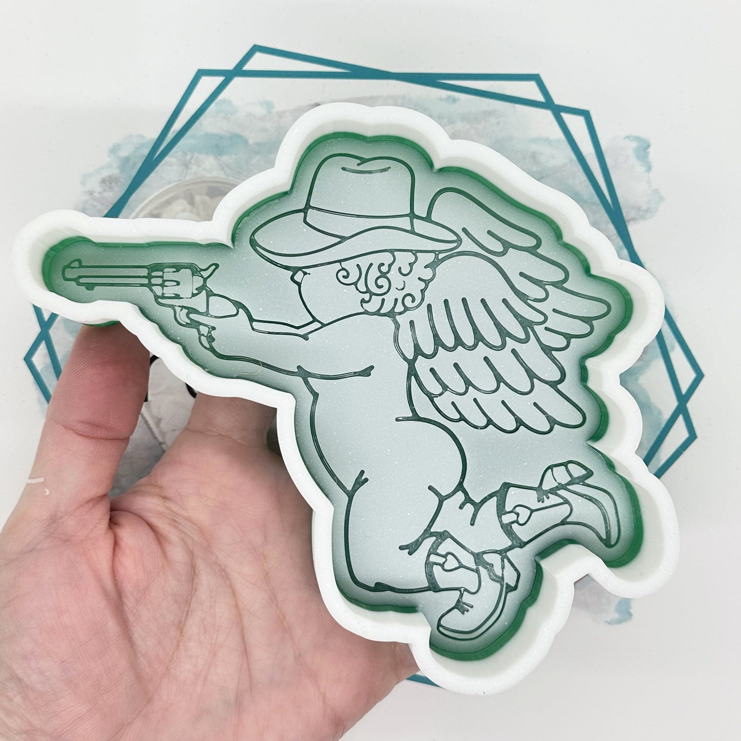 Cowboy Cupid Freshie Mold