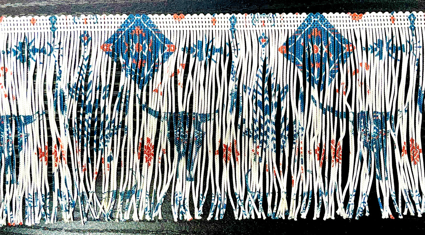 4” Fringe with Printed Designs