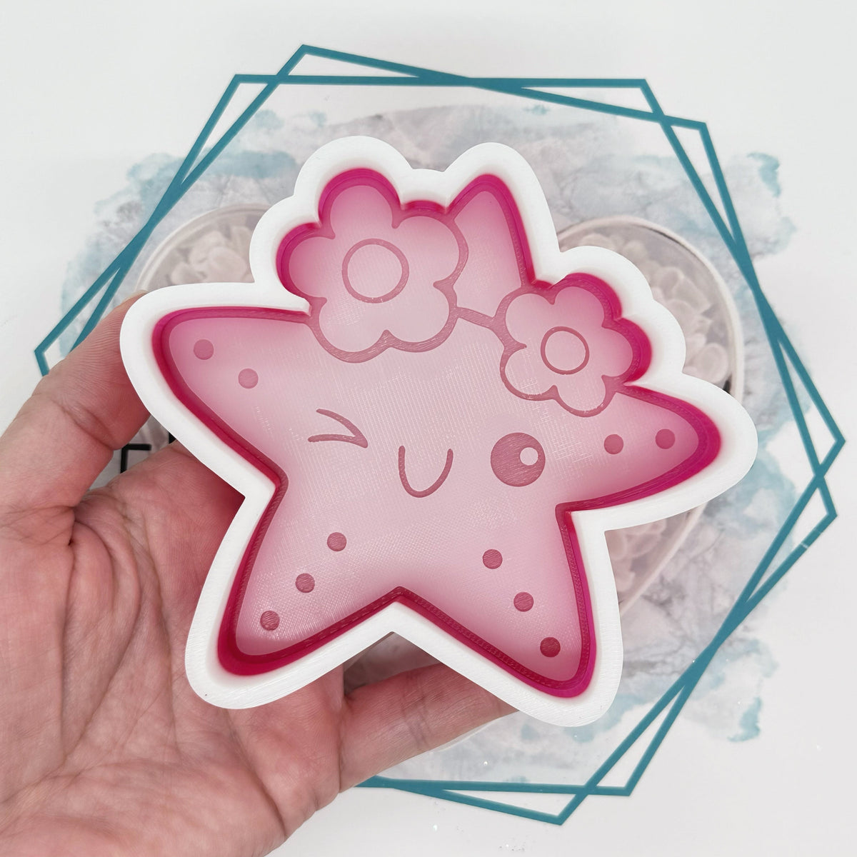 Retro Starfish Freshie Mold