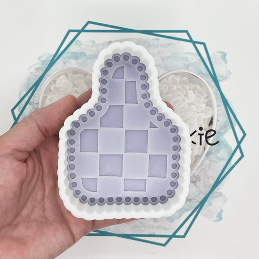 Checkered Ear Tag Freshie Mold