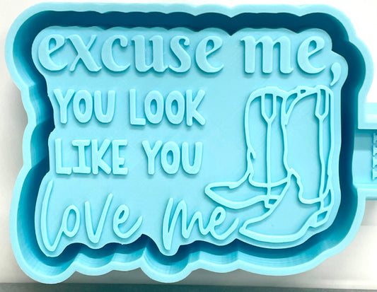 Excuse Me You Look Like You Love Me Option 2 Mold