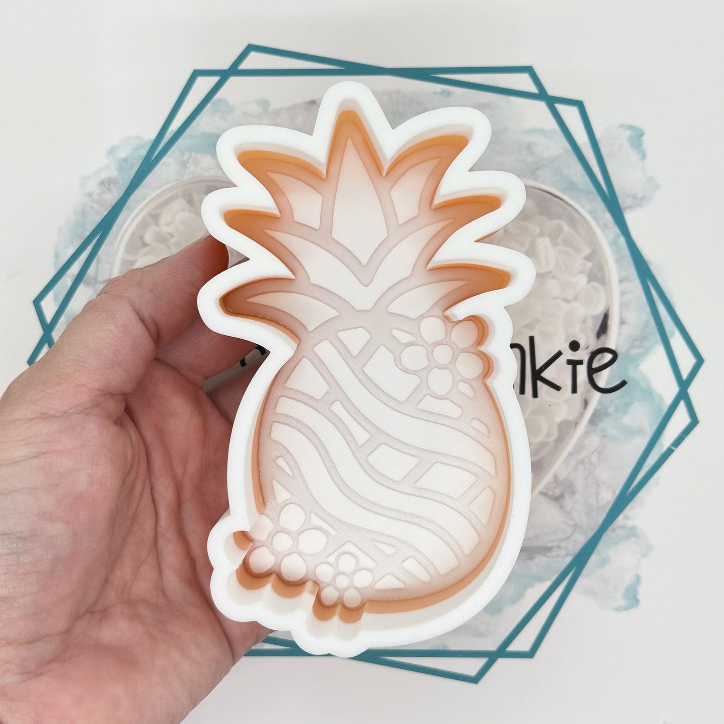 Retro Pineapple Freshie Mold