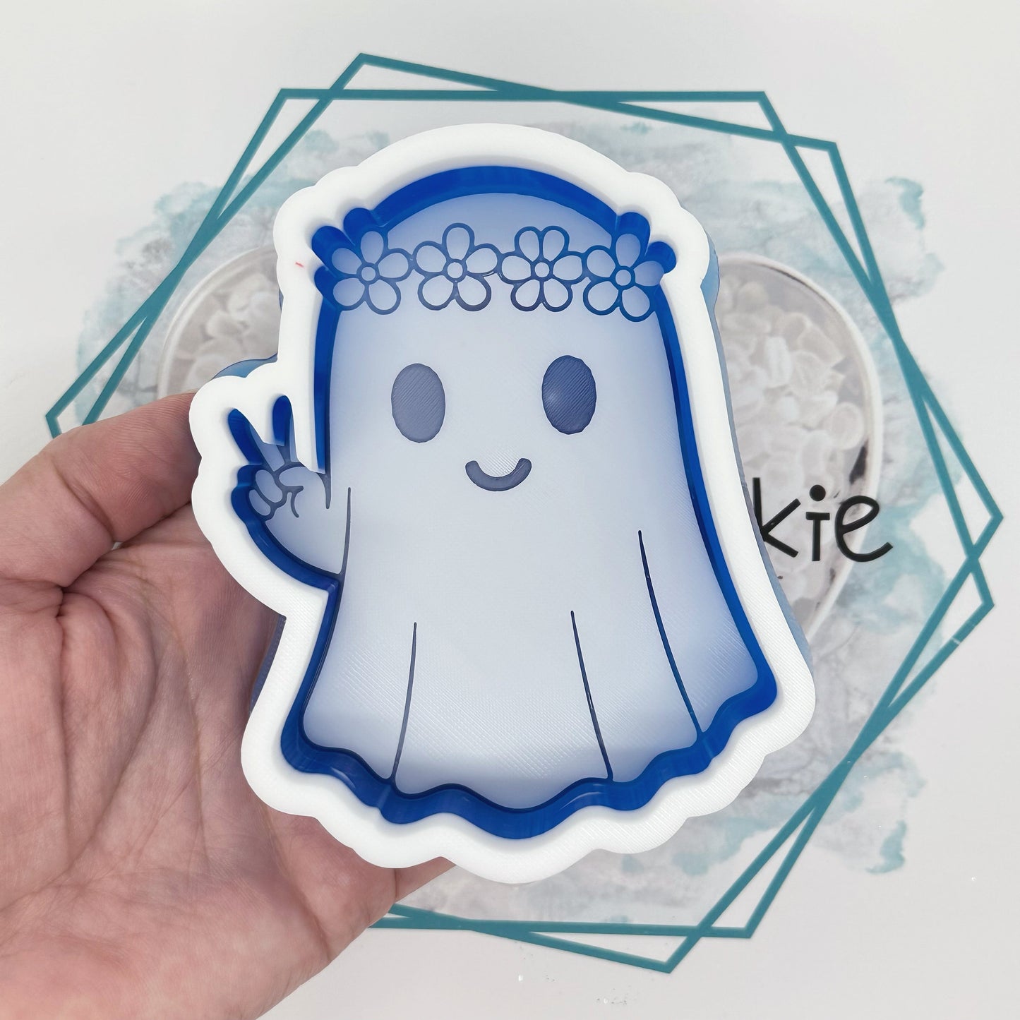 Hippie Ghost Freshie Mold