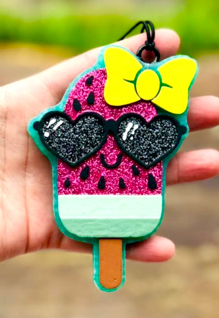 Cool Popsicle with Bow Mold