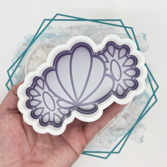 Concho Seashell Freshie Mold