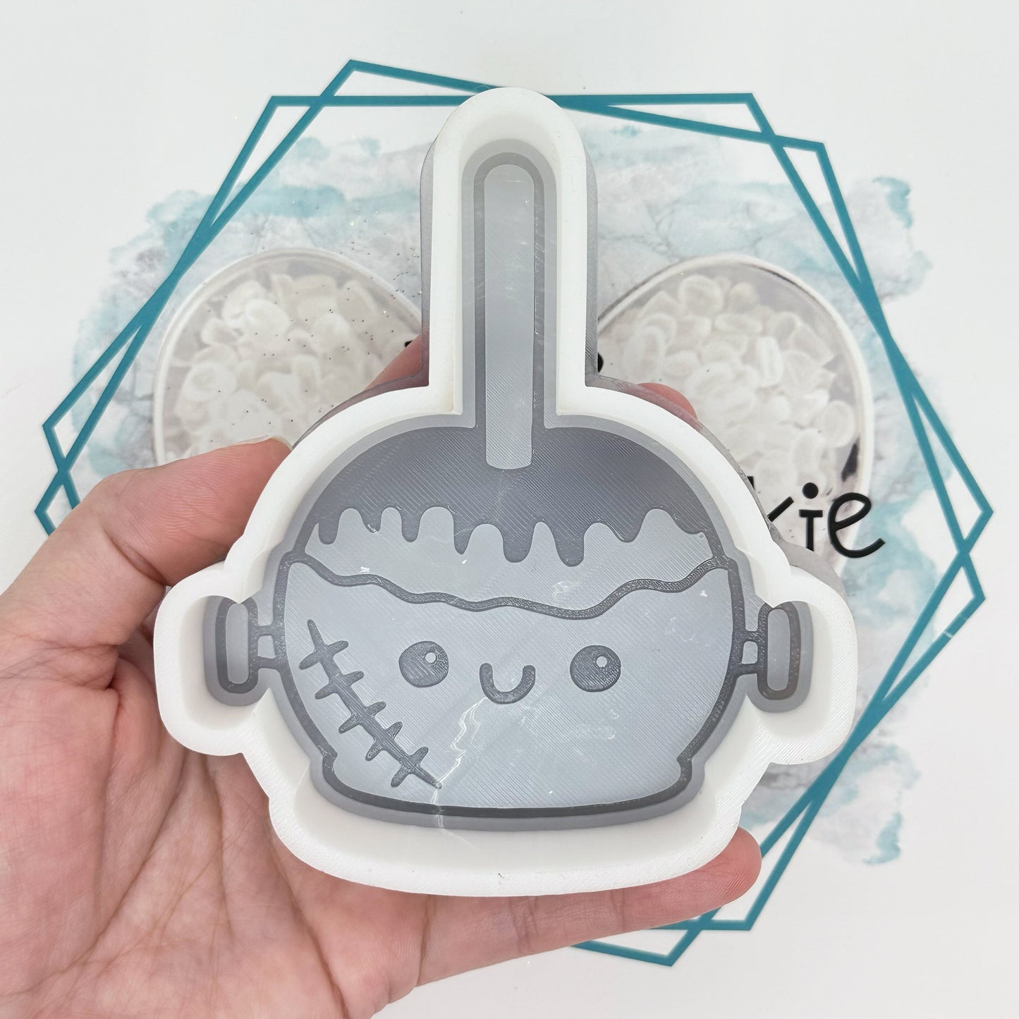 Frankenstein Candy Apple Freshie Mold
