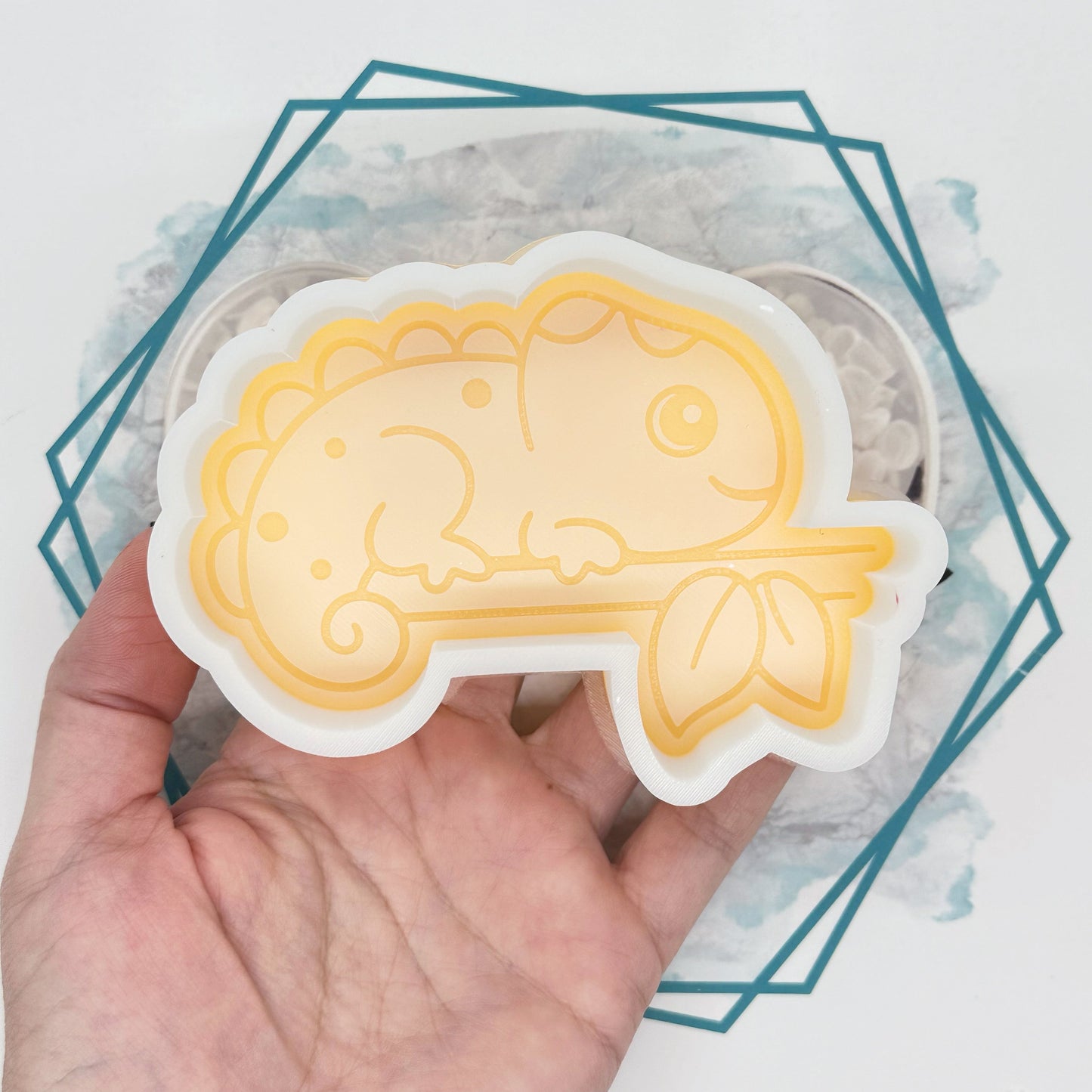 Chameleon Freshie Mold