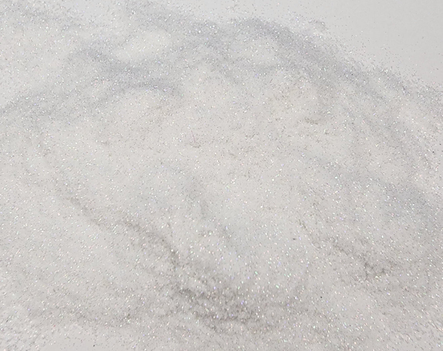 White Iridescent Glitter Dust