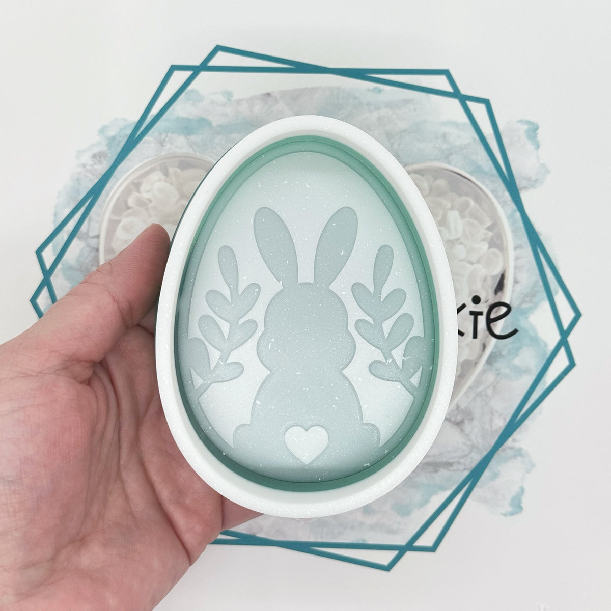 Bunny Butt Easter Egg Freshie Mold